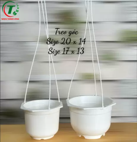 Sản phẩm CHẬU TREO GÓC LỚN - NHỎ GIÁ SỈ
